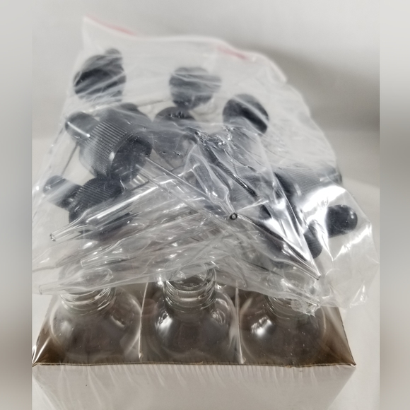 Vivaplex 2 Ounce Clear Dropper Bottle Set of 12 - Picture 6 of 11